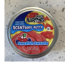 Crazy Aaron's SCENTsory Putty Swedish Sweets Cherry Berry Candy Scent toy rare