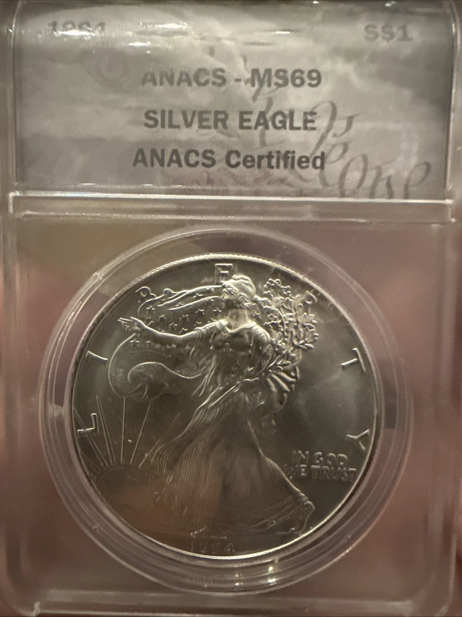 American Eagle MS 69 Graded Silver Bullions for sale | eBay UK