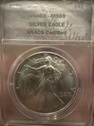 1994 AMERICAN SILVER EAGLE ANACS MS69