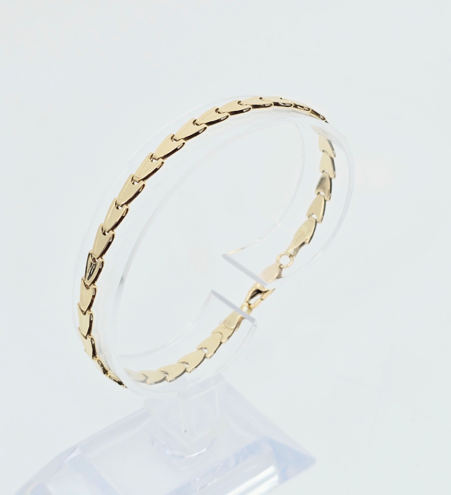 Unique 14K Solid Yellow Gold Custom Designer Tenn… - image 3