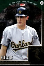 Ben Grieve 1998 Donruss Preferred #199 Athletics MLB READ FREE SHIP AutographDen