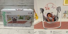 NEW Ingenuity Comfort 2 Go Compact Portable Baby Swing with Music - Flora Girl