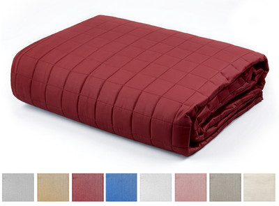 Frühlingssteppdecke Zucchi Doppelbett reiner Satin 2-Sitzer unifarben