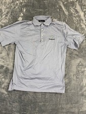 Byron Nelson Signature Series Innisbrook Gray Polo Shirt Mens M Golf Wear