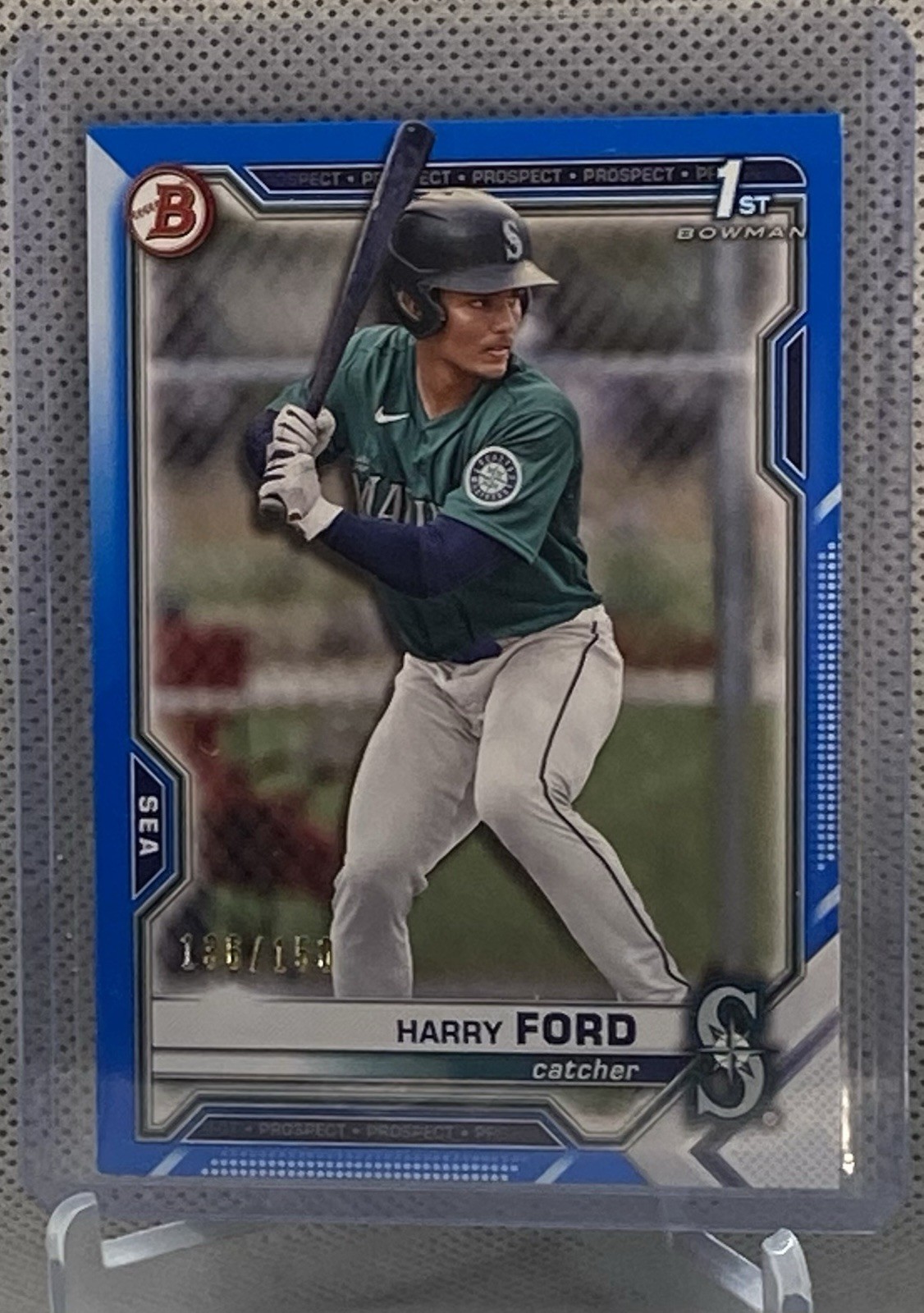 2021 Bowman Draft - Harry Ford #BD-1 Blue /150 (RC)