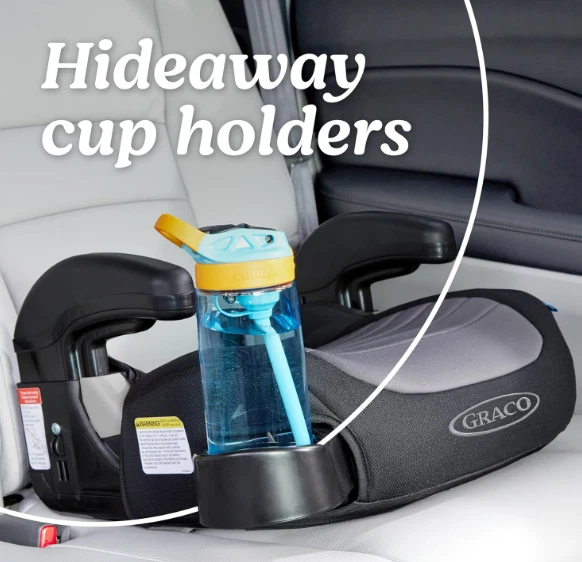 Graco TurboBooster 2.0 Backless Booster Car Seat Trisha Easy Clean Cup Holders - Image 4 of 4