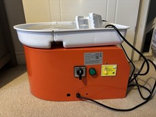 350W Electric Pottery Wheel 25cm Turntable Foot Pedal DIY Clay Machine