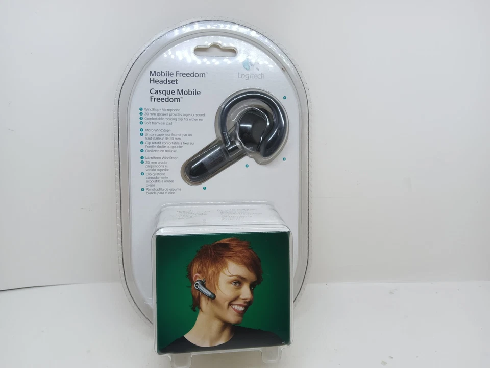 Logitech Mobile Freedom Headset Bluetooth v.1.2 980228-0403 New Rare Vintage  - Image 4 of 4