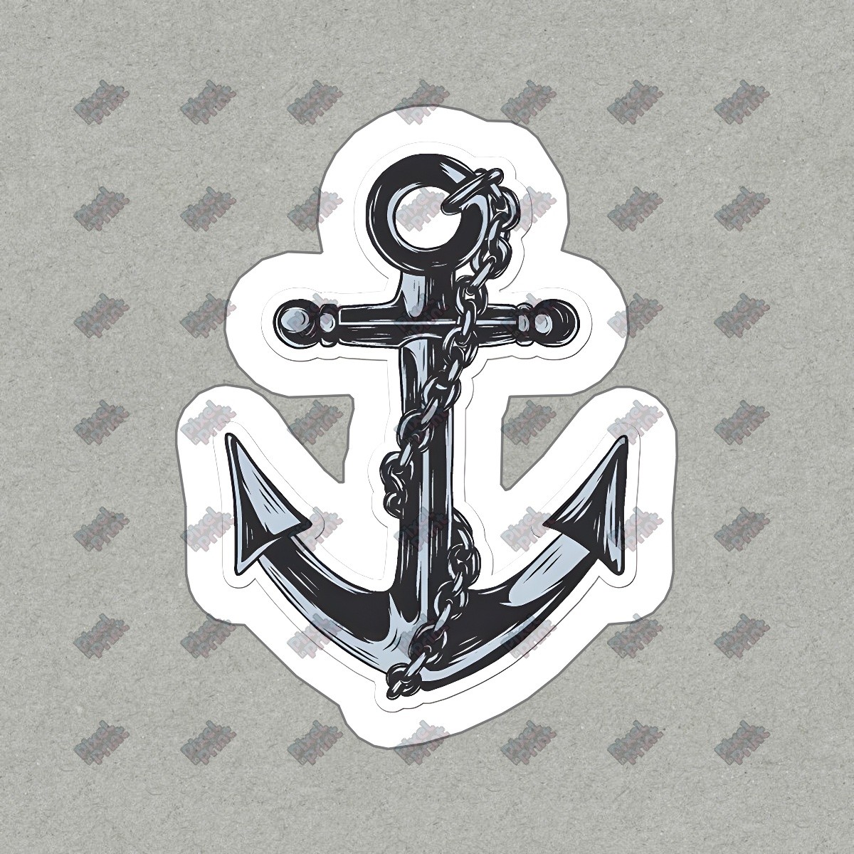 Nautical Anchor Vinyl Sticker Decal Perfect for Water Bottles, #650786