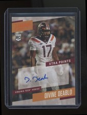 Divine Deablo 2021 Panini Chronicles Xtra Points Signature Orange Rookie Card