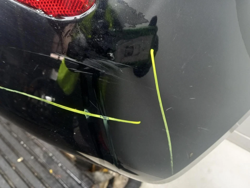 FORD FIESTA Rear Bumper 2002-2005 Unknown Panther Black (Metallic)    - Image 4 of 4