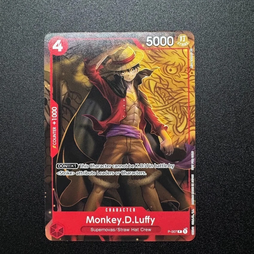 Monkey.D.Luffy-P-007 P-007 One Piece Promotion Cards for sale | eBay