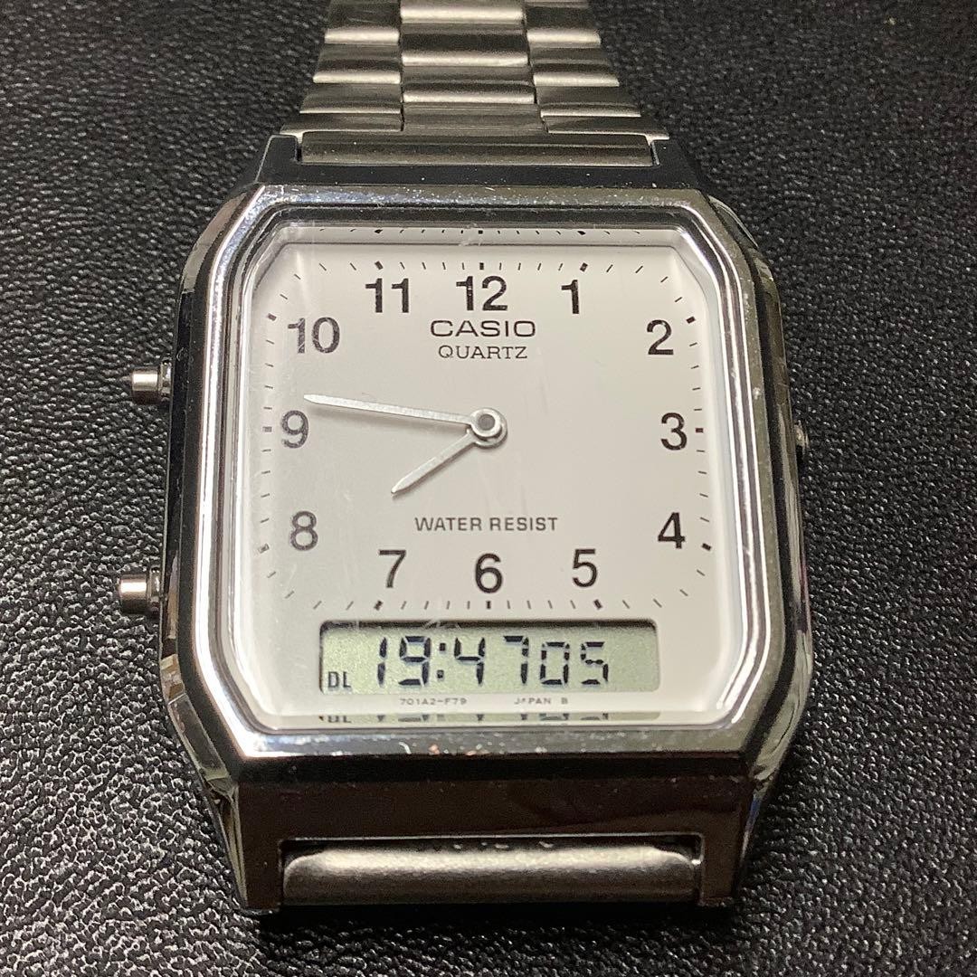 Retro Casio Digi Analog AQ230 Watch Ana Quartz Style Digital Vintage - vintagewatches.pk
