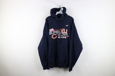 Deadstock Vintage Y2K Mens XL Super Bowl XLI Chicago Bears Football Hoodie Blue