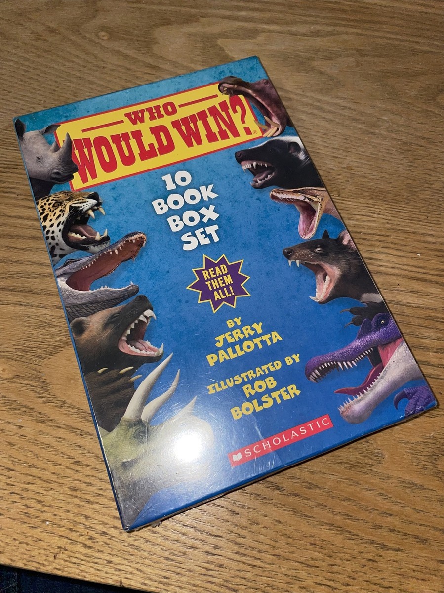 Who Would Win? 10 Book Box Set Lot Jerry Pallotta