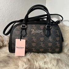 NWT Juicy Couture Juicy Forever Satchel - Liquorice Grid