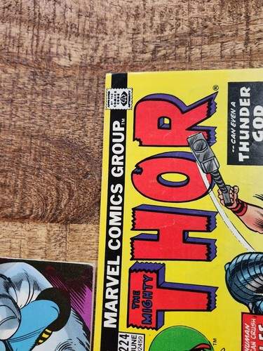 Mighty Thor #219 220 221 222 224 Marvel Comic Book Lot VF- Kragonn First App - Picture 5 of 9