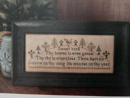 Patterns~Threadwork Primitives~Sweet Bird Sampler~Common Thread~Cross Stitch~Two - Picture 2 of 9