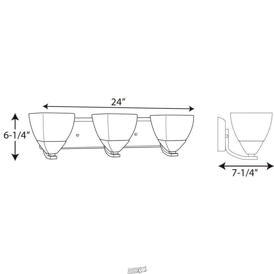 Progress Lighting P2702-09 Appeal - 3 Light in Modern style - 24 Inches wide by - Image 3 of 4