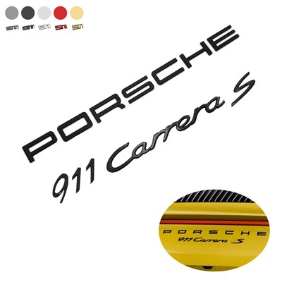 Porsche 911 Carrera S Rear Decklid Emblem Set