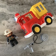 Lego Duplo Fire Fighter Female Figure 10903 Firestation Replacement Truck, J1