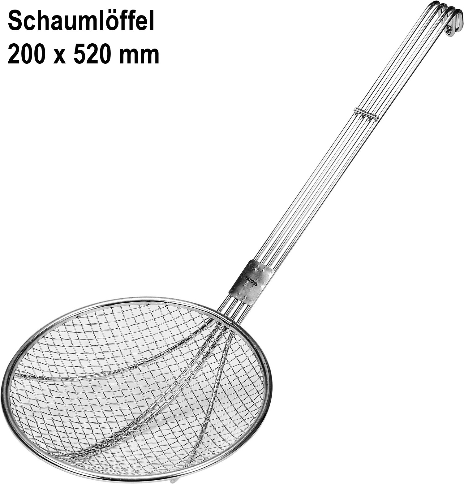 Veeteah Schaumlöffel Edelstahl - Geschlitzter Sieblöffel Mit Langem Griff