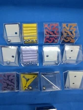 Lot of 13 Logic dexterity toy puzzle cube 1980's vintage brain teaser variety 