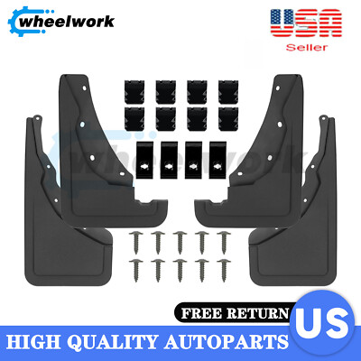 For 2022 Ford Bronco Sport Front & Rear Mud Flaps Splash Guards Fender 4pcs
