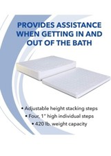 Napęd Langham Regulowana wysokość Antypoślizgowa platforma do układania w stosy Wanna Krok Cztery części