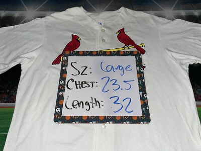VTG 90s St Louis Cardinals Mark McGwire #25 Jersey Shirt Majestic