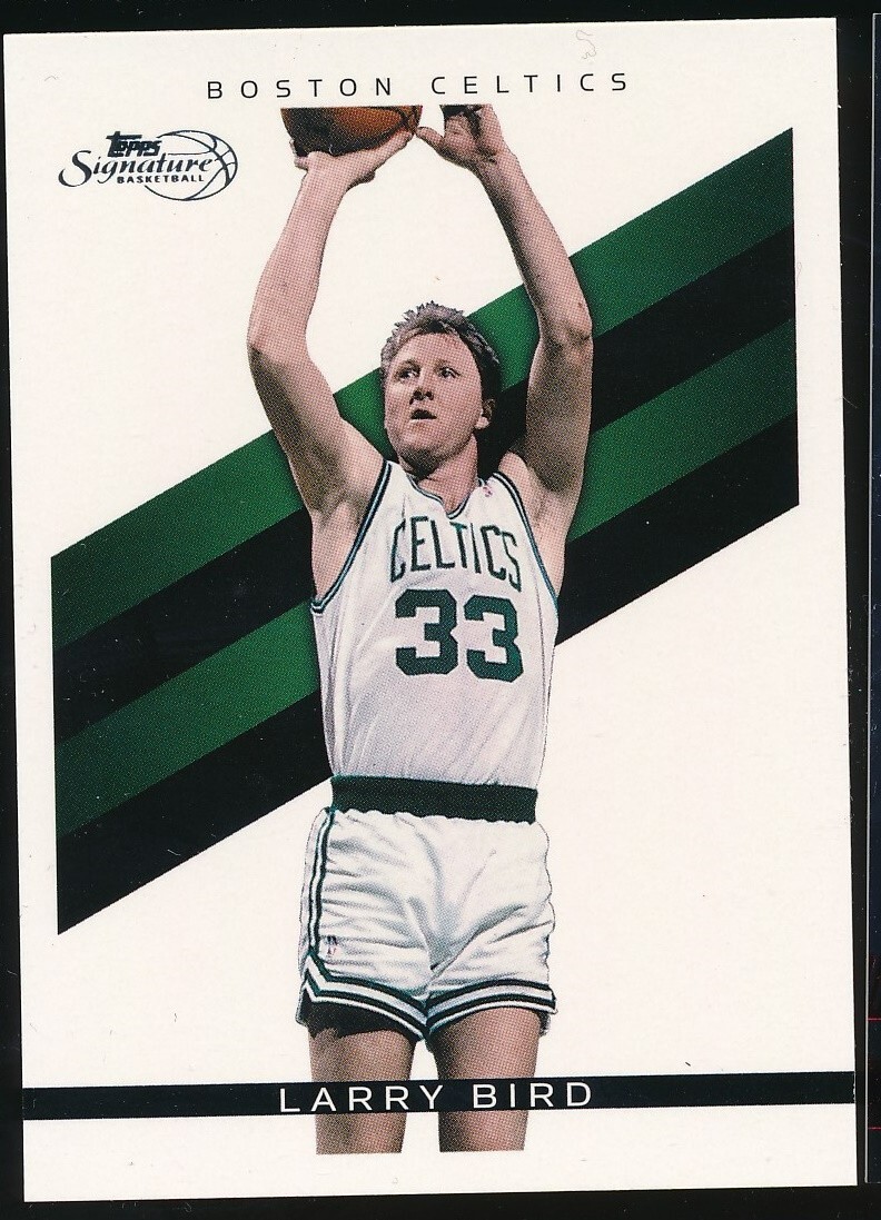 2008-09 Topps Signatures Basketball #TS-LB Larry Bird /2325 Boston celtics HOF