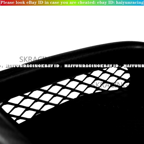 Gloss black Front Bumper Air Duct Vent For Subaru STI WRX GRB Wagon 10th 08-14 - Imagen 5 de 10