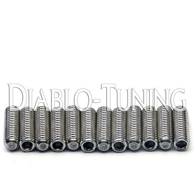 10mm Stainless Steel BASS Bridge Saddle Height Screws (12) Ibanez ATK & Standard