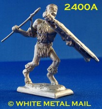 ZULU WARS Casting LA2400A Zulu Warrior Running Spear & Shield MODEL