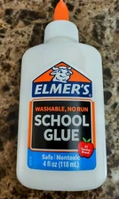 Elmer's Washable Liquid School Glue, 4 oz - Non Toxic ***FREE Shipping***