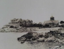 Atwater Kents Cottage, Kennebunkport, Maine RPPC (1930s)