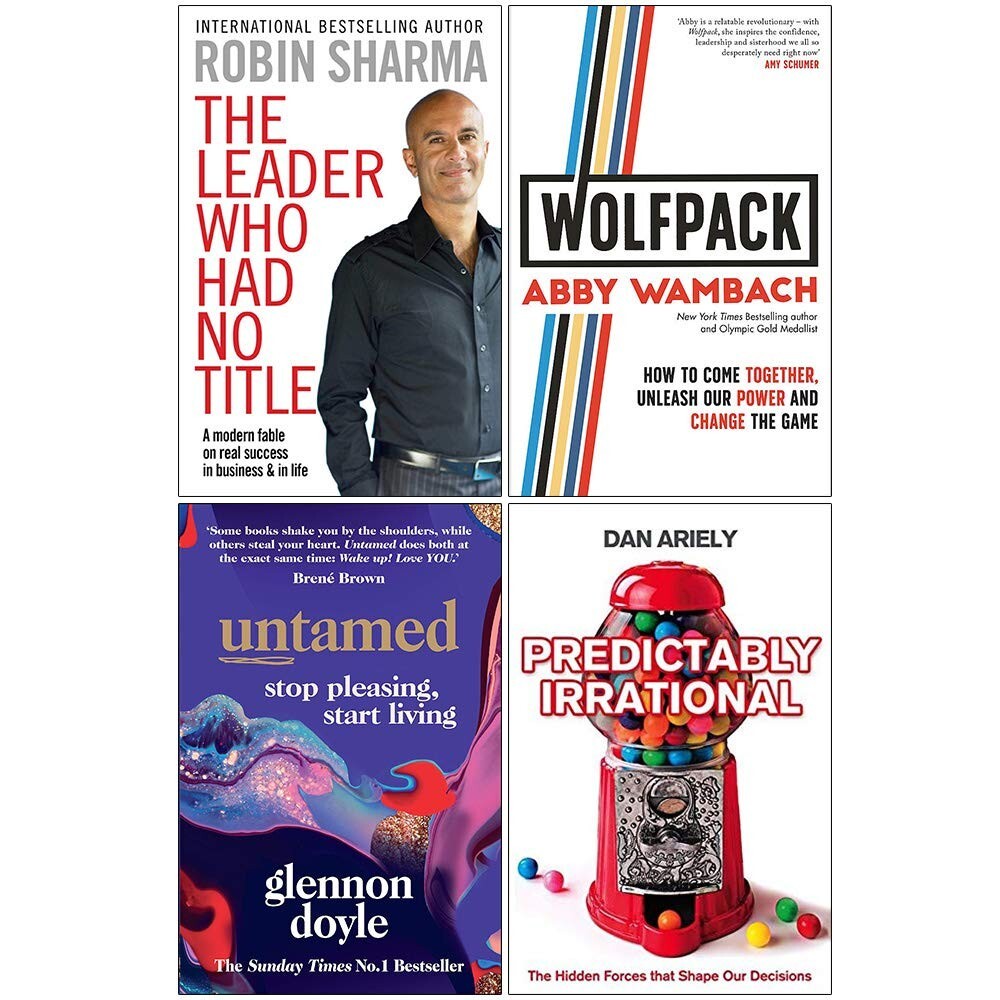 WOLFPACK,Untamed,Predictably Irrational,Leader Who Had No Title 4 Books Set
