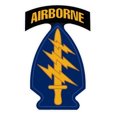 Special Forces Group Bumper Sticker Military Vinyl Soldier Decal 5"