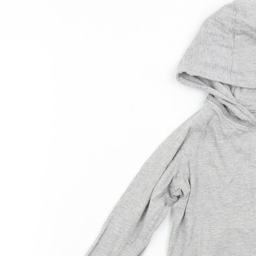 Debenhams Boys Grey Cotton Blend Hoodie Size 9-10 Years - Picture 6 of 12