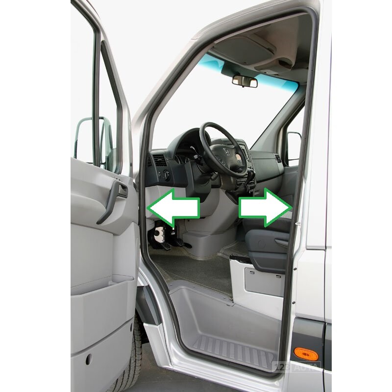 Windabweiser Regenschutz Schwarz für Mercedes Sprinter W901 - W905 1995