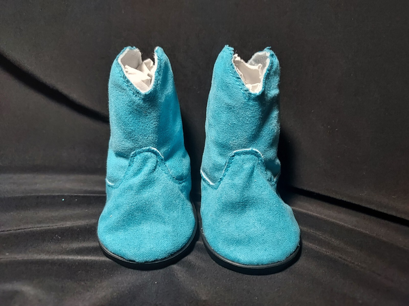 Teal Cowboy Boots for 18 Inch American Girl and Our Generation Dolls-image