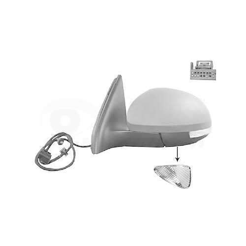 Rétroviseur Extérieur Gauche Pour Mercedes C W202 – Chauffant Et Réglage électrique – Van Wezel - 11