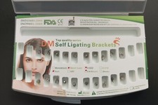 10Sets Dental Orthodontic Self-Ligating Brackets Roth 022 Hooks 345 Mesh Base