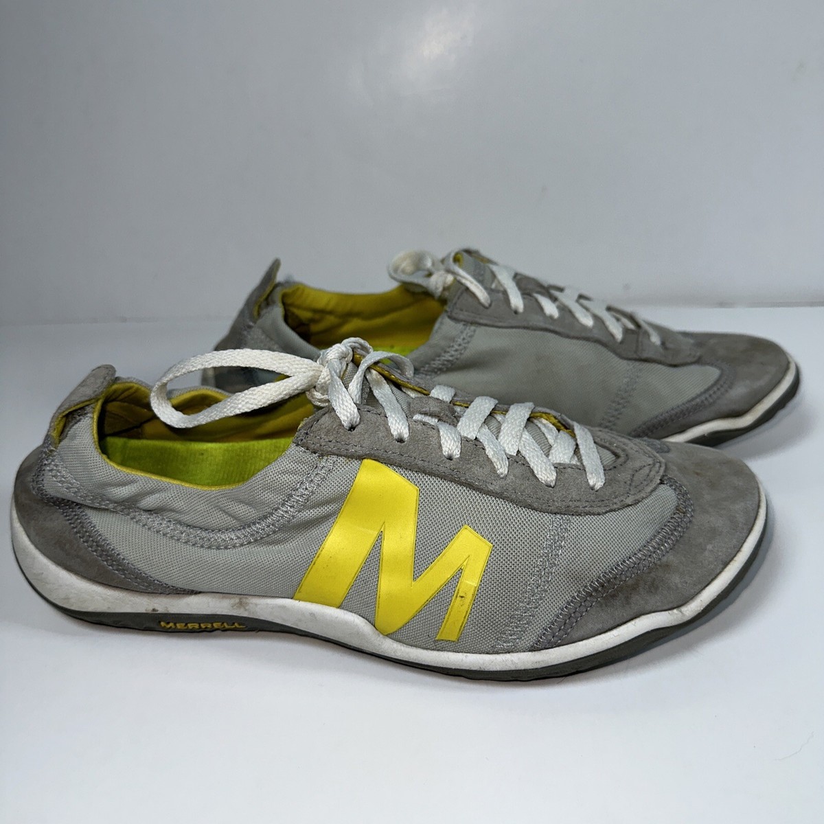 Merrell Lorelei Twine Women's Size Gray Yellow Minimalist Athletic  Sneakers