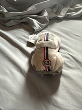 Disney 6" HERBIE THE LOVE BUG Mini Bean Bag Plush TOY Tag Parks Beanie VTG
