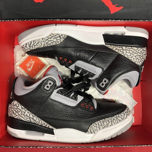 jordan 3 black cement ebay