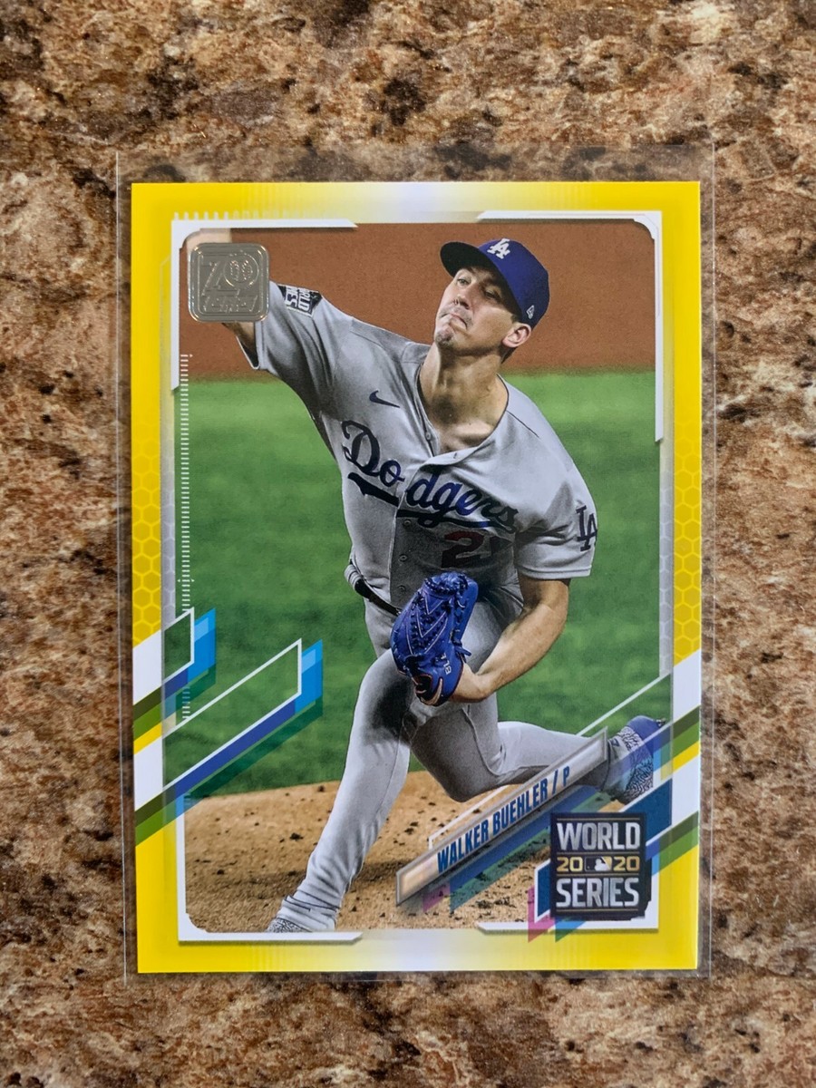 Walker Buehler 2021 Topps Yellow Walgreens SP Rc Parallel # 44 LA