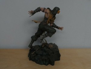 mortal kombat x scorpion statue