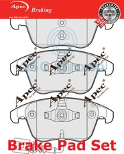 Apec Front Brake Pads Set EO Quality Replacement with Wear Indicator PAD1653
