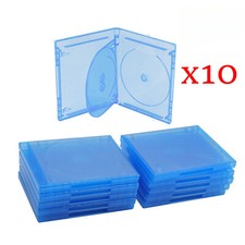 Lot Of 10 Standard 3 Discs Replacement Cases 20 Pack Brand For Blu-Ray Dustcover